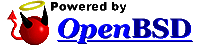 Powered by OpenBSD